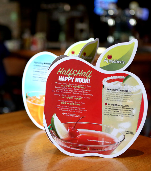 Applebee's Happy Hour Menu