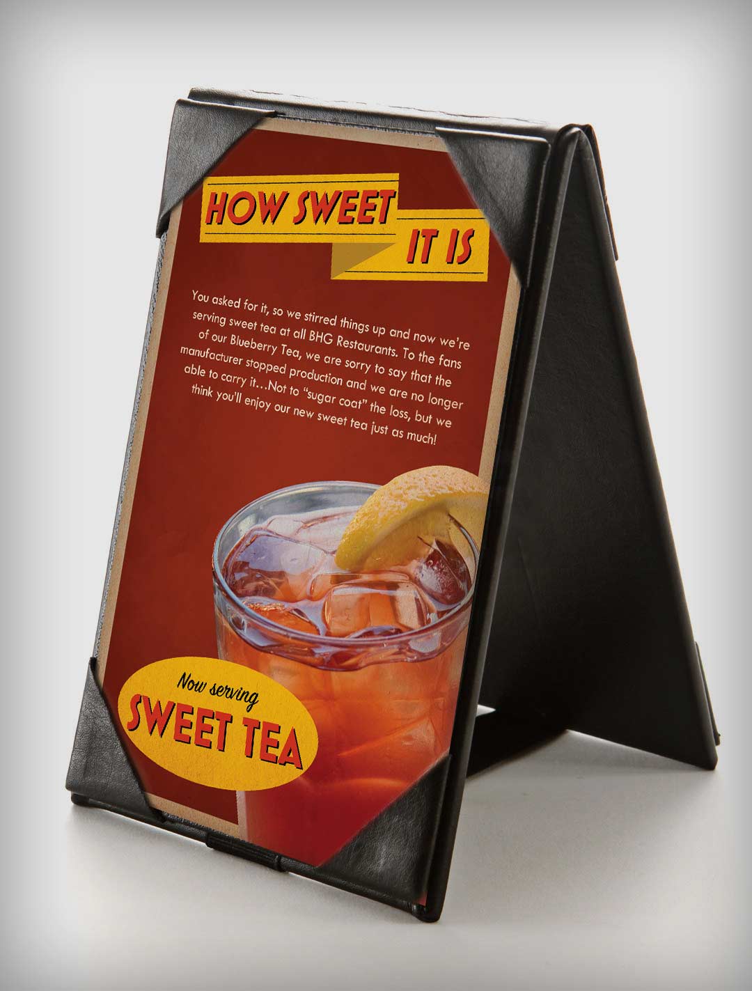 BHG Sweet Tea Announcement Menu Insert